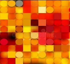 Red and Yellow color collage